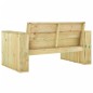 vidaXL Set Salotto da Giardino 3 pz Legno Massello di Pino Impregnato vidaXL Set Salotto da Giardino 3 pz Legno Massello di Pino Impregnato