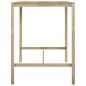 vidaXL Set Bistrò da Giardino 9 pz in Legno di Pino Impregnato vidaXL Set Bistrò da Giardino 9 pz in Legno di Pino Impregnato