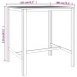 vidaXL Set Bistrò da Giardino 9 pz in Legno di Pino Impregnato vidaXL Set Bistrò da Giardino 9 pz in Legno di Pino Impregnato