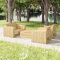 vidaXL Set Salotto da Giardino 4 pz Legno Massello di Pino Impregnato vidaXL Set Salotto da Giardino 4 pz Legno Massello di Pino Impregnato