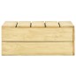 vidaXL Set Salotto da Giardino 4 pz Legno Massello di Pino Impregnato vidaXL Set Salotto da Giardino 4 pz Legno Massello di Pino Impregnato