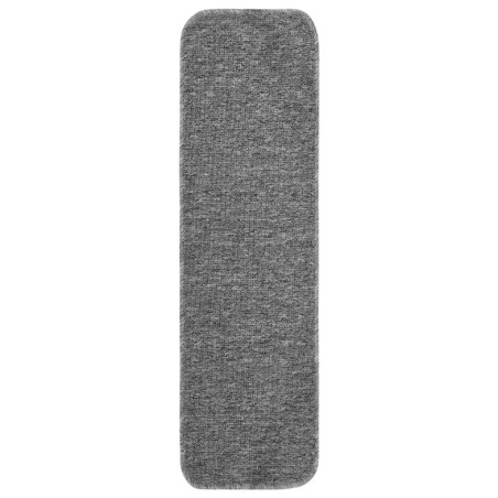 vidaXL Tappetini Scale Antiscivolo 15 pz 75x20 cm Grigi Rettangolari
