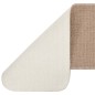vidaXL Tappetini Scale 15 pz 60x25 cm Beige Antiscivolo Rettangolari