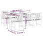 vidaXL Set da Pranzo per Giardino 7 pz in Legno Massello di Acacia vidaXL Set da Pranzo per Giardino 7 pz in Legno Massello di Acacia