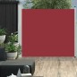 Tenda Laterale Retrattile per Patio 170x300 cm Rosso Tenda Laterale Retrattile per Patio 170x300 cm Rosso
