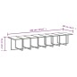 vidaXL Set da Pranzo per Giardino 17pz con Cuscini Polyrattan Grigio vidaXL Set da Pranzo per Giardino 17pz con Cuscini Polyrattan Grigio