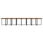 vidaXL Set da Pranzo da Giardino 17 pz con Cuscini Nero in Polyrattan vidaXL Set da Pranzo da Giardino 17 pz con Cuscini Nero in Polyrattan