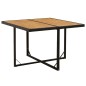 vidaXL Set da Pranzo da Giardino 9 pz con Cuscini in Polyrattan Nero vidaXL Set da Pranzo da Giardino 9 pz con Cuscini in Polyrattan Nero
