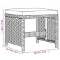 vidaXL Set da Pranzo da Giardino 9 pz con Cuscini in Polyrattan Nero vidaXL Set da Pranzo da Giardino 9 pz con Cuscini in Polyrattan Nero