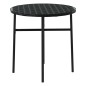 vidaXL Set Mobili da Pranzo per Giardino 3 pz Polyrattan Nero vidaXL Set Mobili da Pranzo per Giardino 3 pz Polyrattan Nero