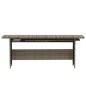 vidaXL Set Divani da Giardino 6 pz con Cuscini in Polyrattan Grigio vidaXL Set Divani da Giardino 6 pz con Cuscini in Polyrattan Grigio