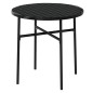 vidaXL Set Mobili da Pranzo per Giardino 3 pz Polyrattan Nero
