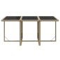 vidaXL Set da Pranzo per Giardino 7pz con Cuscini in Polyrattan Beige vidaXL Set da Pranzo per Giardino 7pz con Cuscini in Polyrattan Beige
