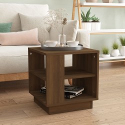 vidaXL Tavolino da Salotto Rovere Marrone 40x40x43cm Legno Multistrato