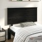 Testiera per Letto Nera 124x6x82,5 cm in Legno Massello di Pino Testiera per Letto Nera 124x6x82,5 cm in Legno Massello di Pino