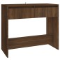 vidaXL Tavolo Consolle Rovere Marrone 89x41x76,5 cm in Acciaio vidaXL Tavolo Consolle Rovere Marrone 89x41x76,5 cm in Acciaio
