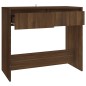 vidaXL Tavolo Consolle Rovere Marrone 89x41x76,5 cm in Acciaio vidaXL Tavolo Consolle Rovere Marrone 89x41x76,5 cm in Acciaio
