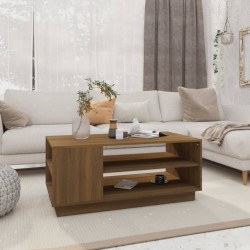 vidaXL Tavolino da Salotto Rovere Marrone 102x55x43 cm in Truciolato