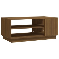 vidaXL Tavolino da Salotto Rovere Marrone 102x55x43 cm in Truciolato