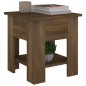 vidaXL Tavolino da Salotto Marrone Rovere 40x40x42cm Legno Multistrato vidaXL Tavolino da Salotto Marrone Rovere 40x40x42cm Legno Multistrato
