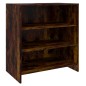 vidaXL Credenza Rovere Fumo 70x40,5x75 cm in Truciolato vidaXL Credenza Rovere Fumo 70x40,5x75 cm in Truciolato