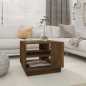 vidaXL Tavolino da Salotto Rovere Fumo 55x55x43 cm in Truciolato vidaXL Tavolino da Salotto Rovere Fumo 55x55x43 cm in Truciolato
