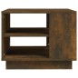 vidaXL Tavolino da Salotto Rovere Fumo 55x55x43 cm in Truciolato vidaXL Tavolino da Salotto Rovere Fumo 55x55x43 cm in Truciolato