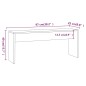 vidaXL Set da Pranzo 3 pz Rovere Marrone in Truciolato vidaXL Set da Pranzo 3 pz Rovere Marrone in Truciolato