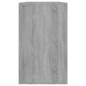 vidaXL Credenza Grigio Sonoma 120x41x75 cm in Truciolato