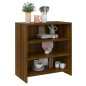 vidaXL Credenza Marrone Rovere 70x40,5x75 cm in Truciolato