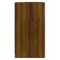 vidaXL Credenza Marrone Rovere 70x40,5x75 cm in Truciolato