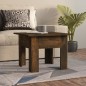 vidaXL Tavolino da Salotto Rovere Fumo 55x55x42 cm in Truciolato vidaXL Tavolino da Salotto Rovere Fumo 55x55x42 cm in Truciolato
