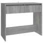 vidaXL Tavolo Consolle Grigio Sonoma 89x41x76,5 cm in Acciaio vidaXL Tavolo Consolle Grigio Sonoma 89x41x76,5 cm in Acciaio