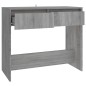 vidaXL Tavolo Consolle Grigio Sonoma 89x41x76,5 cm in Acciaio vidaXL Tavolo Consolle Grigio Sonoma 89x41x76,5 cm in Acciaio