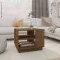 vidaXL Tavolino da Salotto Rovere Marrone 55x55x43 cm in Truciolato vidaXL Tavolino da Salotto Rovere Marrone 55x55x43 cm in Truciolato