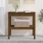 vidaXL Tavolo Consolle Miele 80x40x75 cm in Legno Massello di Pino vidaXL Tavolo Consolle Miele 80x40x75 cm in Legno Massello di Pino