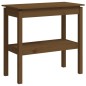 vidaXL Tavolo Consolle Miele 80x40x75 cm in Legno Massello di Pino vidaXL Tavolo Consolle Miele 80x40x75 cm in Legno Massello di Pino