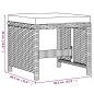 vidaXL Set da Pranzo per Giardino 9 pz con Cuscini in Polyrattan Beige vidaXL Set da Pranzo per Giardino 9 pz con Cuscini in Polyrattan Beige
