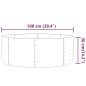 vidaXL Letto Giardino Acciaio Verniciato Polvere 100x100x36 cm Argento vidaXL Letto Giardino Acciaio Verniciato Polvere 100x100x36 cm Argento
