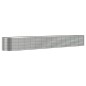 vidaXL Letto Giardino Acciaio Verniciato a Polvere 620x80x68cm Argento vidaXL Letto Giardino Acciaio Verniciato a Polvere 620x80x68cm Argento