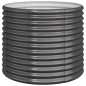 vidaXL Vaso Giardino Acciaio Verniciato Polvere 80x80x68 cm Antracite vidaXL Vaso Giardino Acciaio Verniciato Polvere 80x80x68 cm Antracite