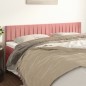 Testiera 2 pz Rosa 80x5x78/88 cm in Velluto Testiera 2 pz Rosa 80x5x78/88 cm in Velluto