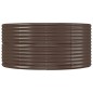 vidaXL Letto Giardino Acciaio Verniciato Polvere 212x140x68 cm Marrone vidaXL Letto Giardino Acciaio Verniciato Polvere 212x140x68 cm Marrone