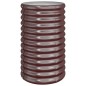 vidaXL Vaso Giardino Acciaio Verniciato a Polvere 40x40x68 cm Marrone vidaXL Vaso Giardino Acciaio Verniciato a Polvere 40x40x68 cm Marrone