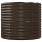 vidaXL Letto Giardino Acciaio Verniciato a Polvere 152x80x68cm Marrone