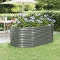 vidaXL Letto Giardino Acciaio Verniciato a Polvere 175x100x68cm Grigio vidaXL Letto Giardino Acciaio Verniciato a Polvere 175x100x68cm Grigio
