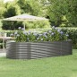 vidaXL Letto Giardino Acciaio Verniciato Polvere 291x140x68 cm Grigio vidaXL Letto Giardino Acciaio Verniciato Polvere 291x140x68 cm Grigio