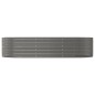 vidaXL Letto Giardino Acciaio Verniciato Polvere 291x140x68 cm Grigio vidaXL Letto Giardino Acciaio Verniciato Polvere 291x140x68 cm Grigio