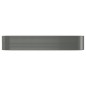 vidaXL Letto Giardino Acciaio Verniciato a Polvere 396x100x68cm Grigio vidaXL Letto Giardino Acciaio Verniciato a Polvere 396x100x68cm Grigio