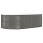 vidaXL Letto Giardino Acciaio Verniciato Polvere 212x140x68 cm Grigio vidaXL Letto Giardino Acciaio Verniciato Polvere 212x140x68 cm Grigio